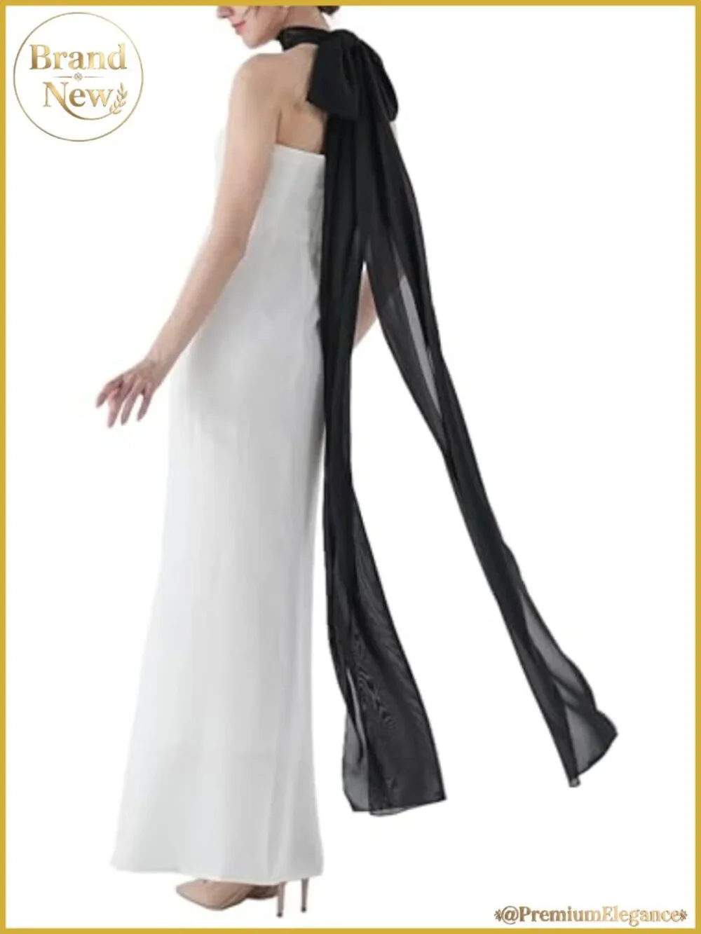Long Chiffon Neck Scarf 157 Inch Veil Wrap for Wedding Bridal Evening
